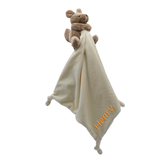 Kangaroo Personalised Comforter, Baby Blanket, Plush Toy