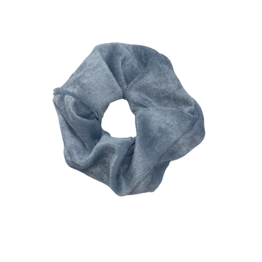 Rain Cloud Velvet Scrunchie