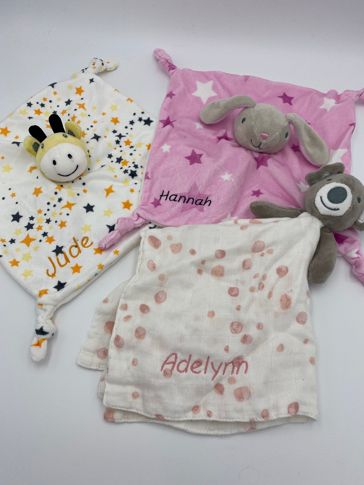 Personalised Muslin Baby Comforter - Kate the Koala