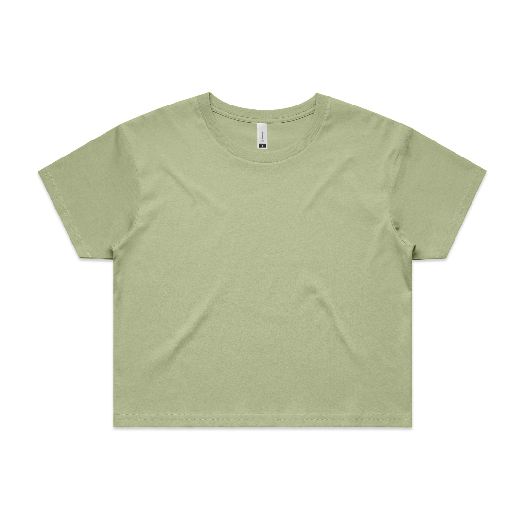 Pawtrait Outline Womens Cropped Tee