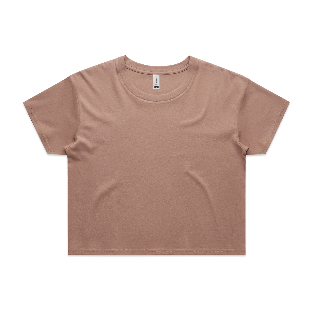 Pawtrait Outline Womens Cropped Tee