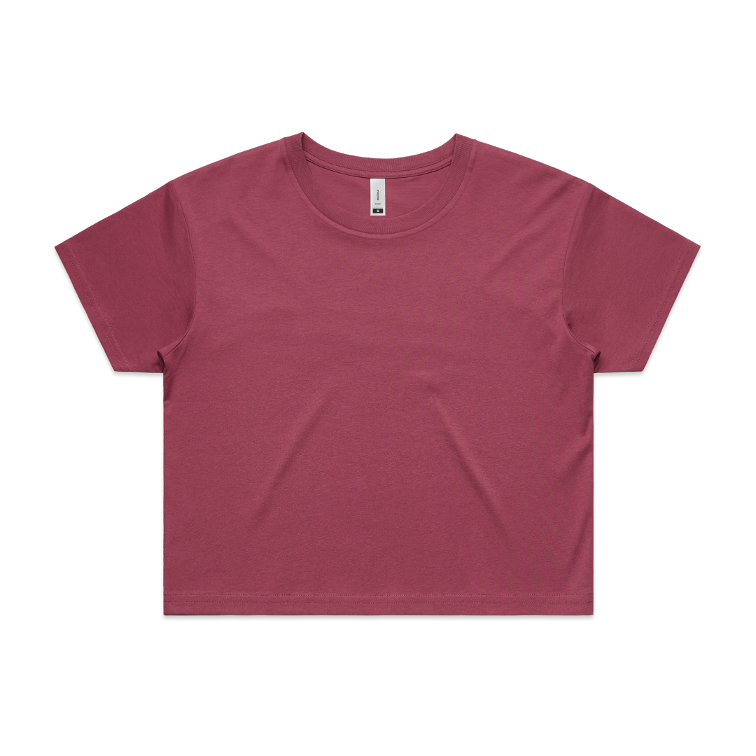 Pawtrait Outline Womens Cropped Tee