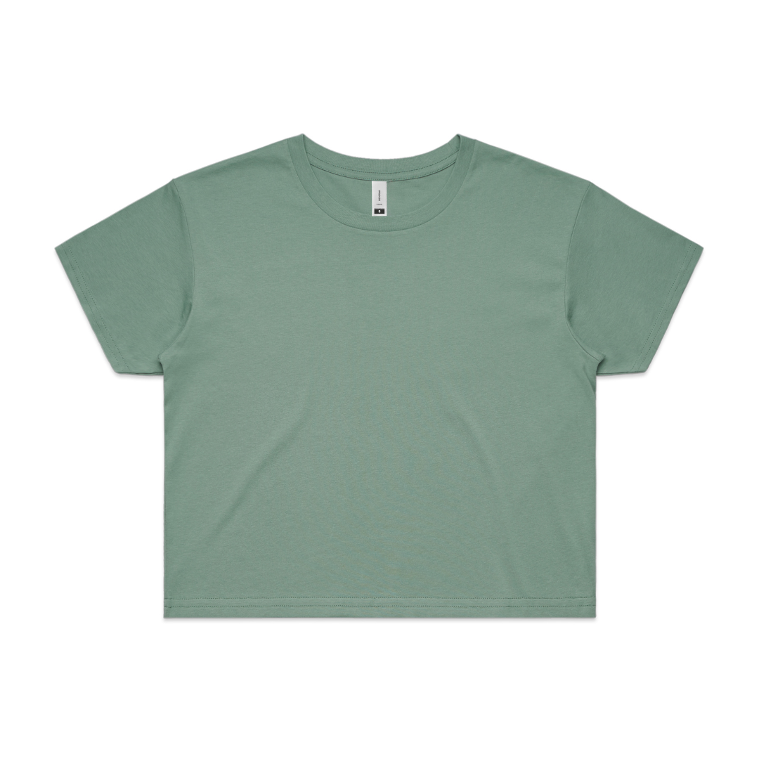 Pawtrait Outline Womens Cropped Tee