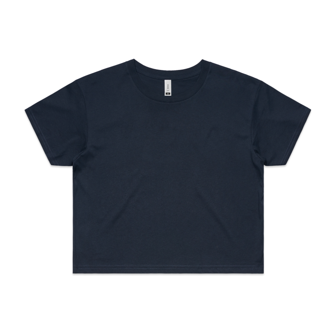 Pawtrait Outline Womens Cropped Tee