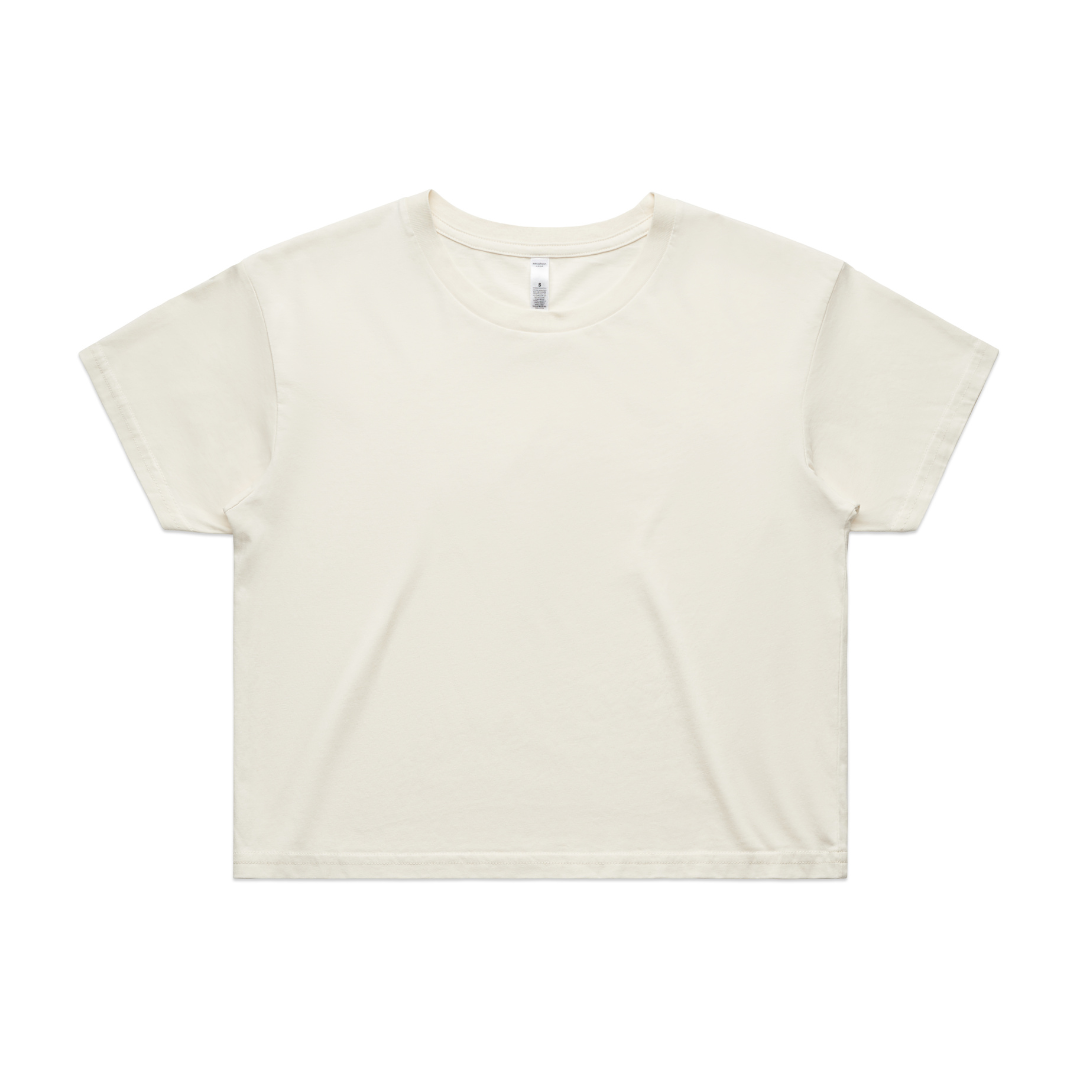 Pawtrait Outline Womens Cropped Tee