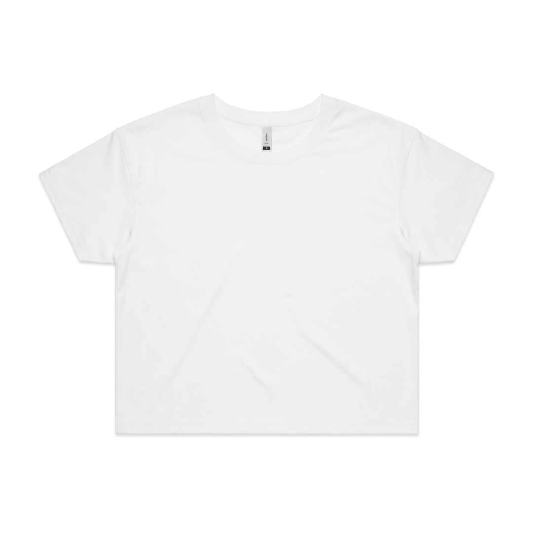 Pawtrait Outline Womens Cropped Tee