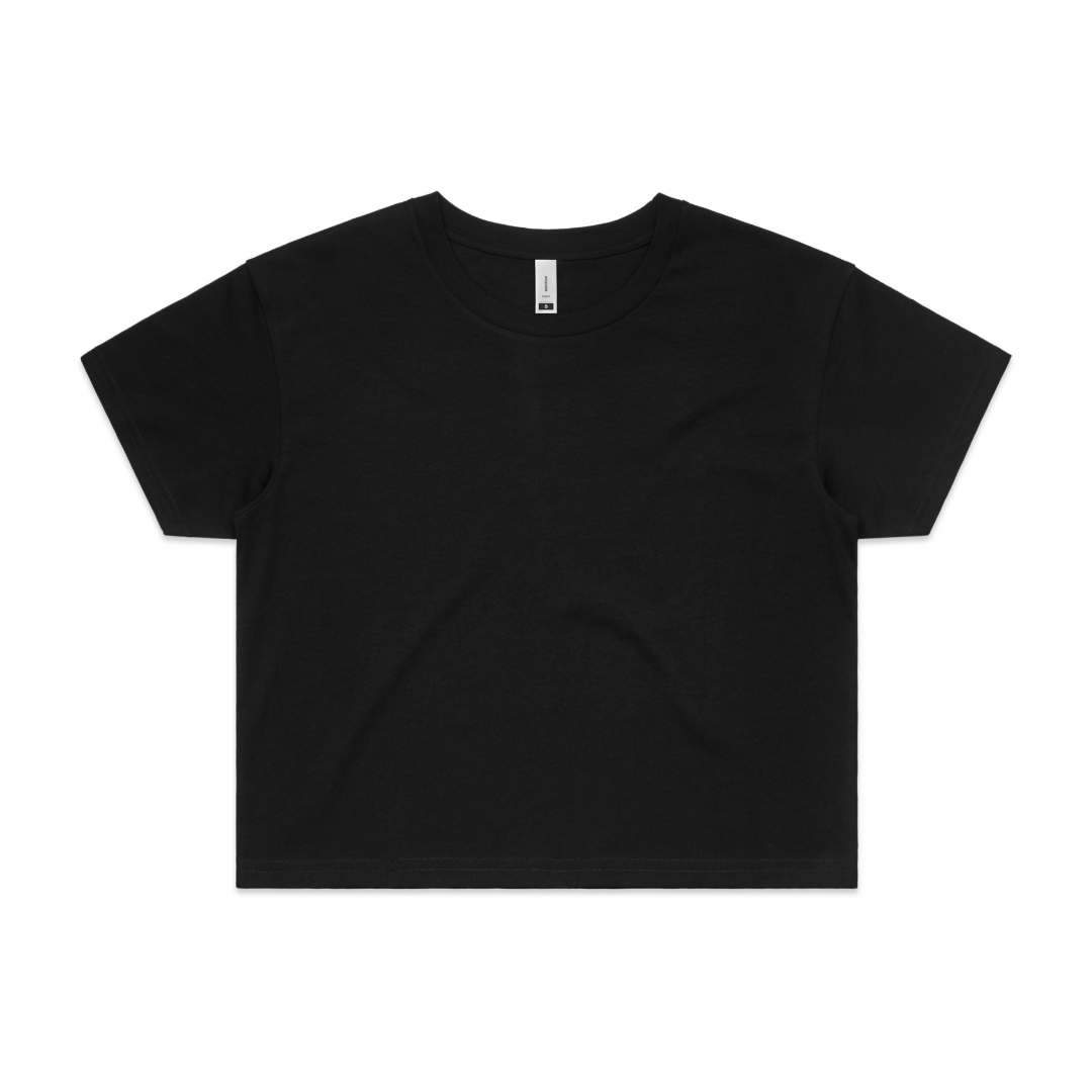 Pawtrait Outline Womens Cropped Tee